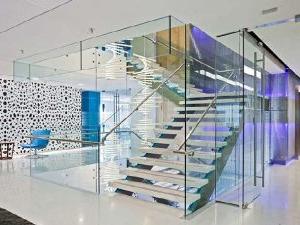 NEI glass staircase